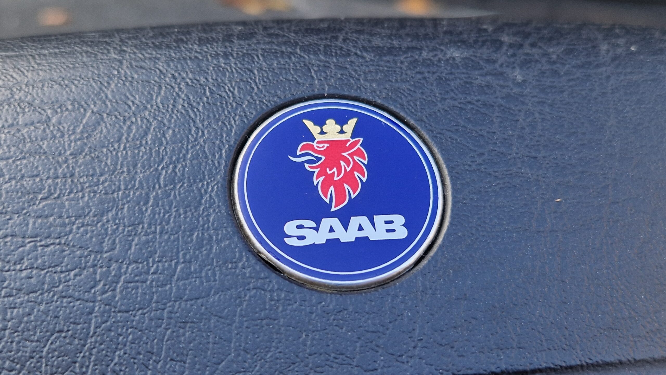 Lederen stuurwiel Saab 93 95 met stuurbediening