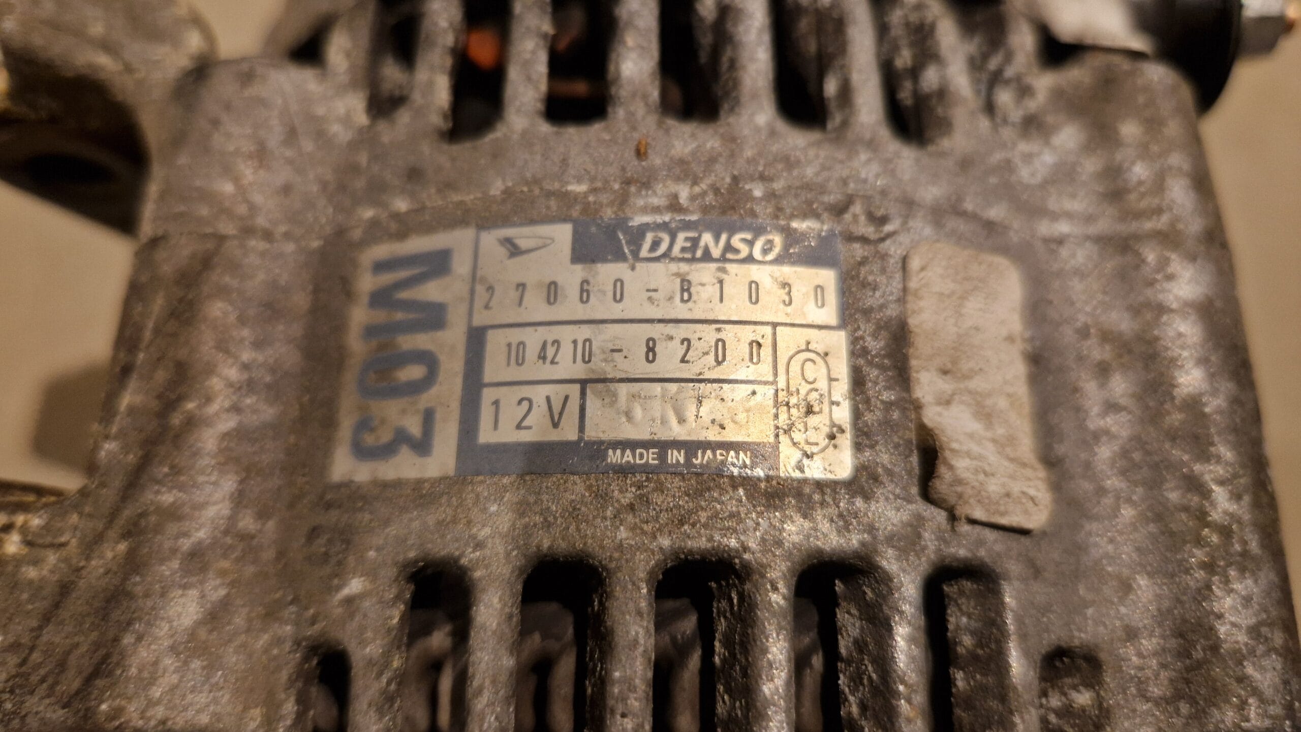 Dynamo Daihatsu Terios en Materia 1.5