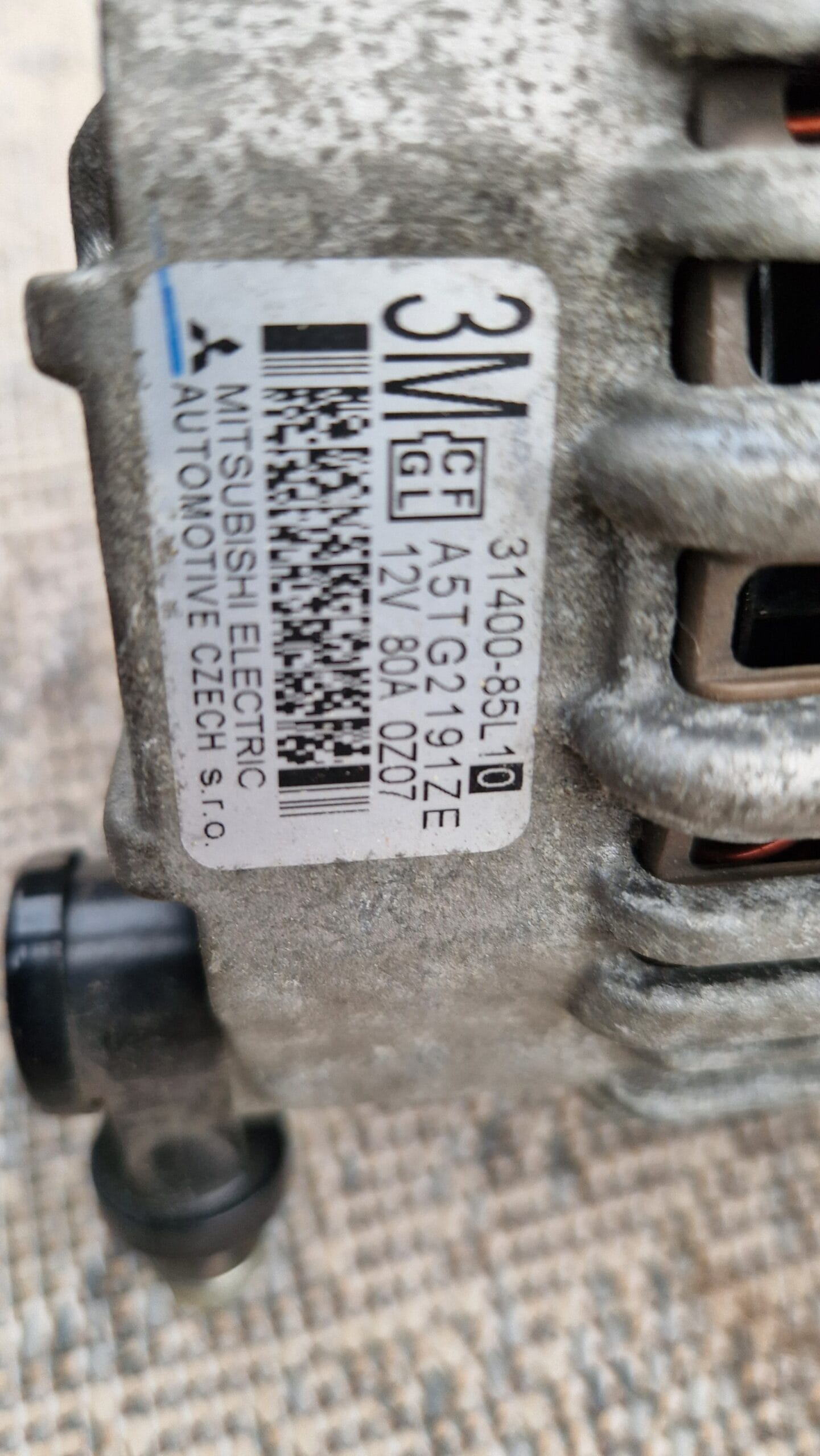 Dynamo Opel Agila B en Splash 80 amp