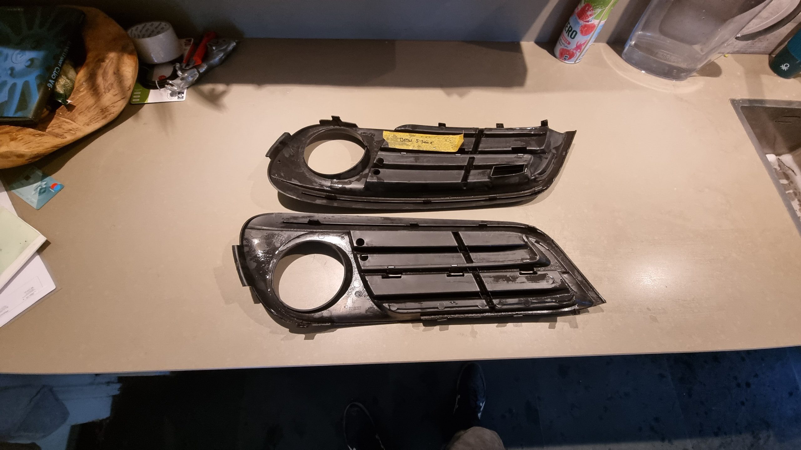 BMW F10 set roosters mistlampen links en rechts