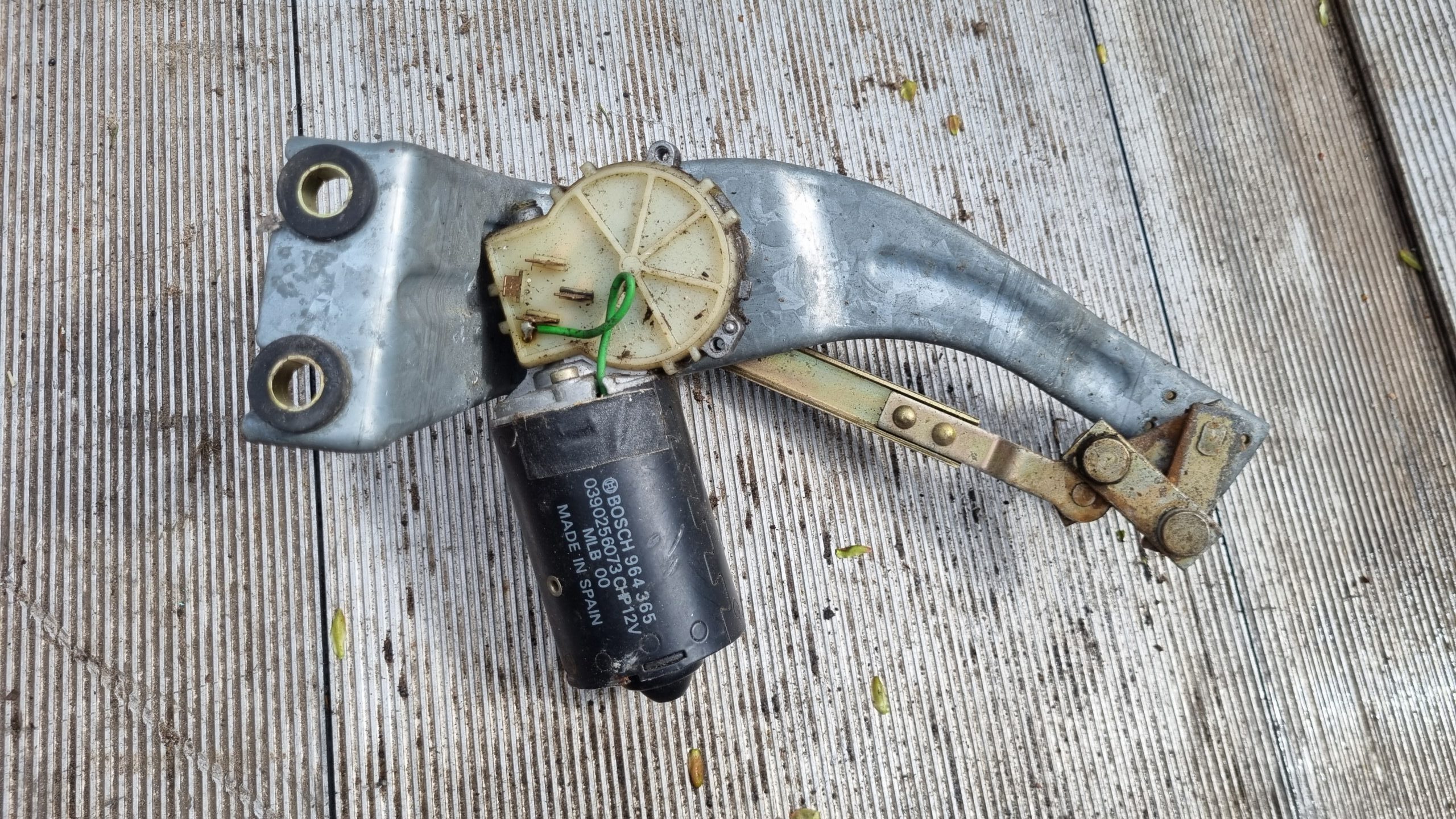 Ruitenwissermotor voorzijde Fiat Panda