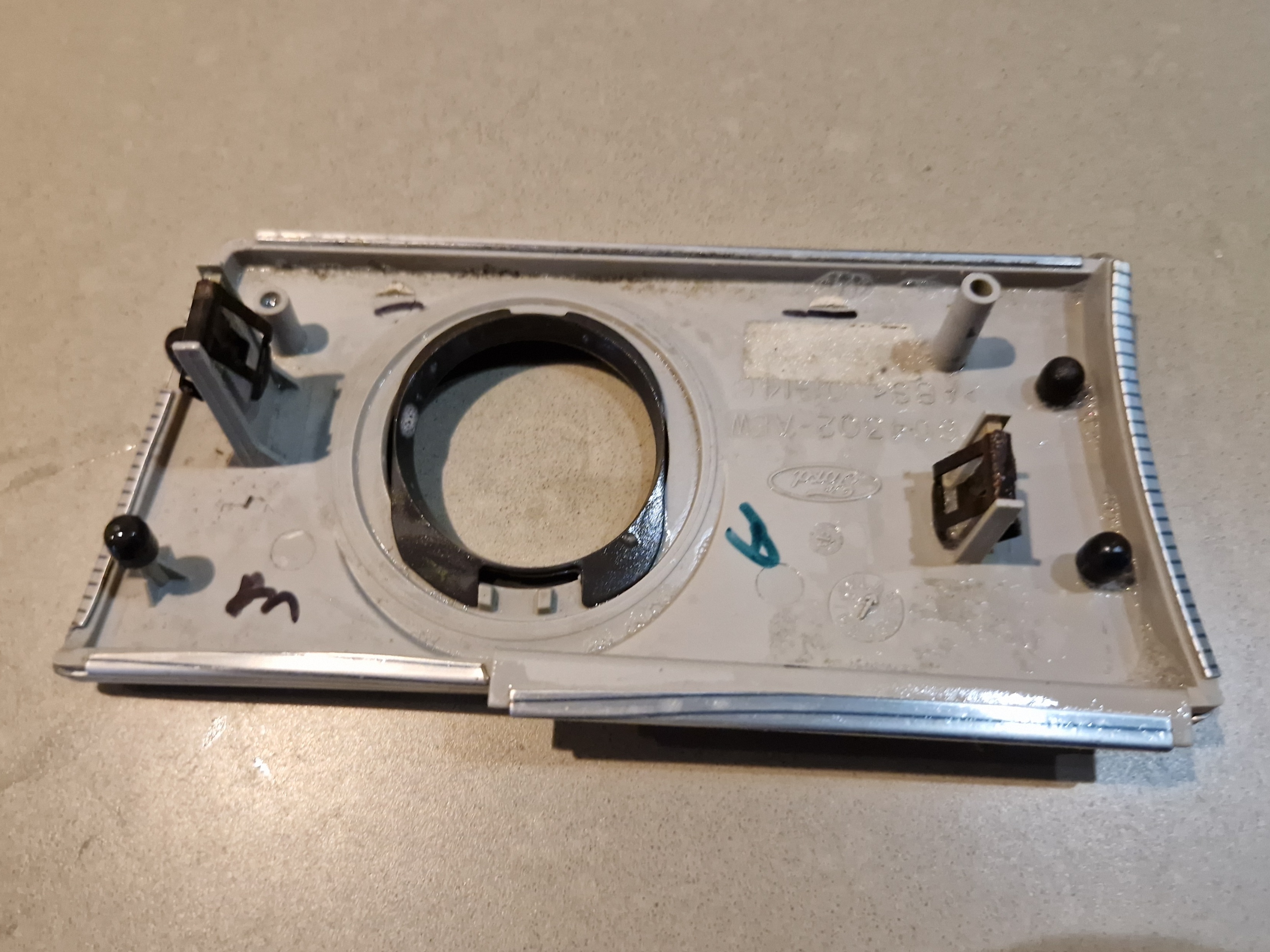 Dashboard sierstrip contactslot Ford Thunderbird