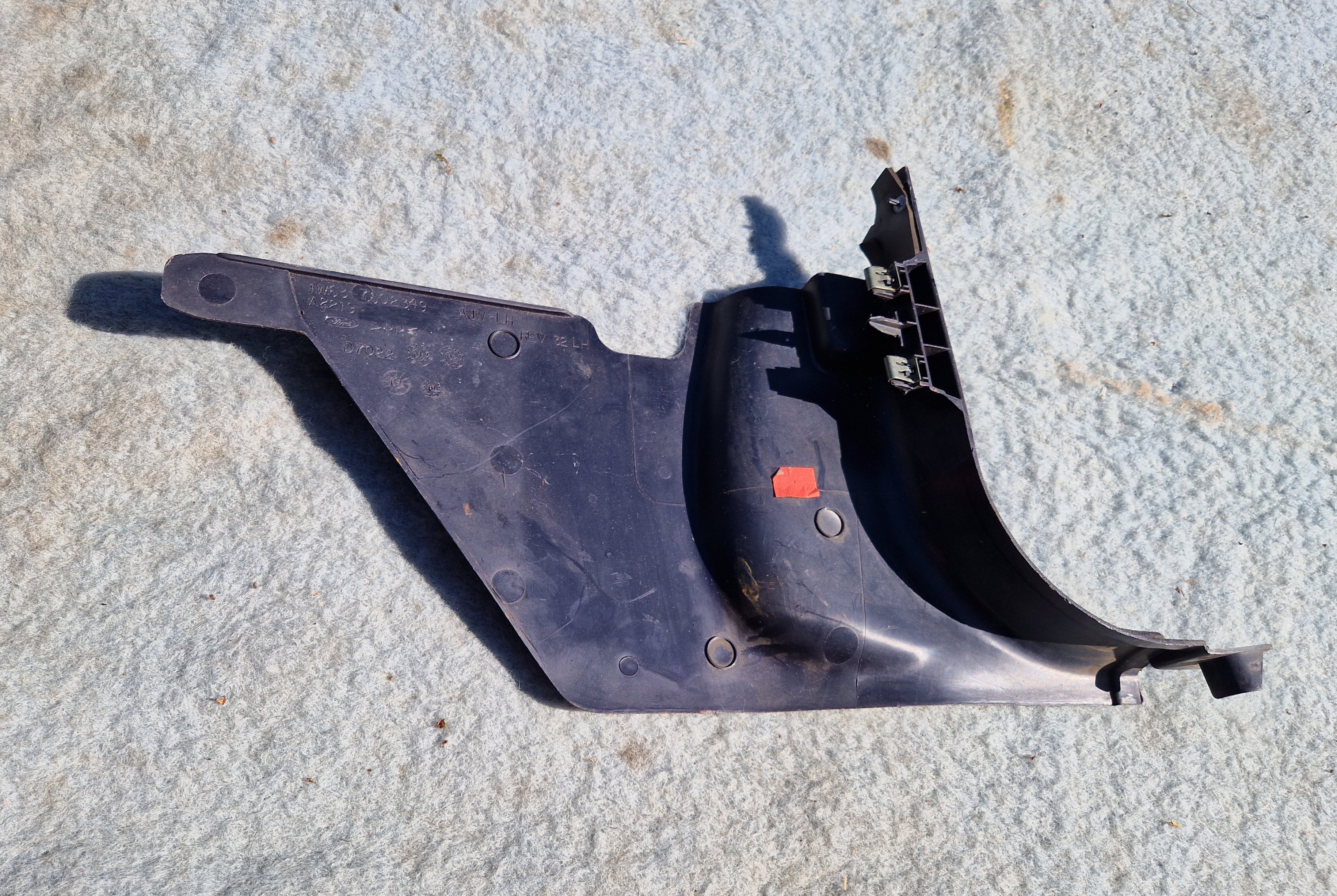 Zijpaneel links bij voetruimte Ford Thunderbird