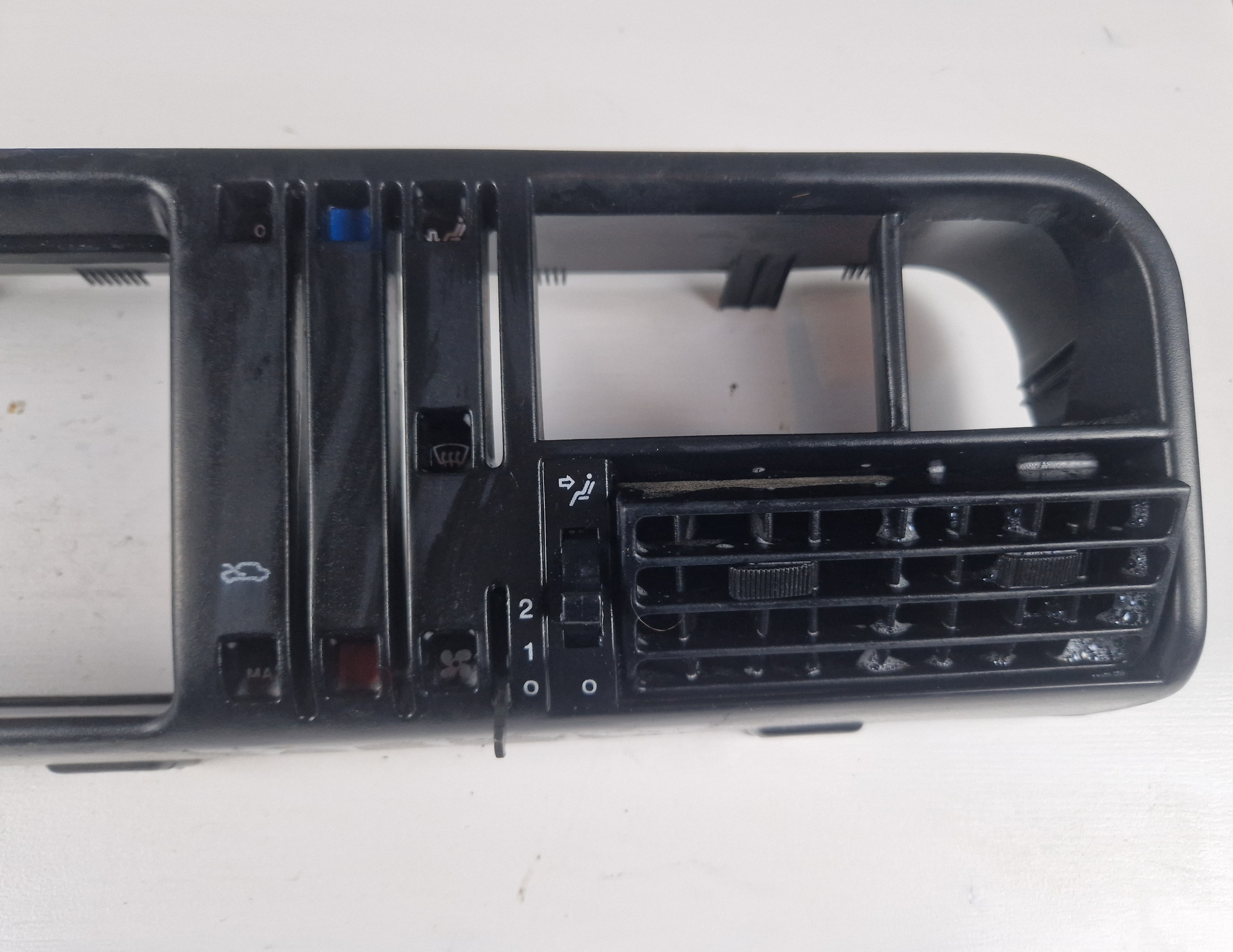 Behuizing tellerunit en kachel Fiat Panda
