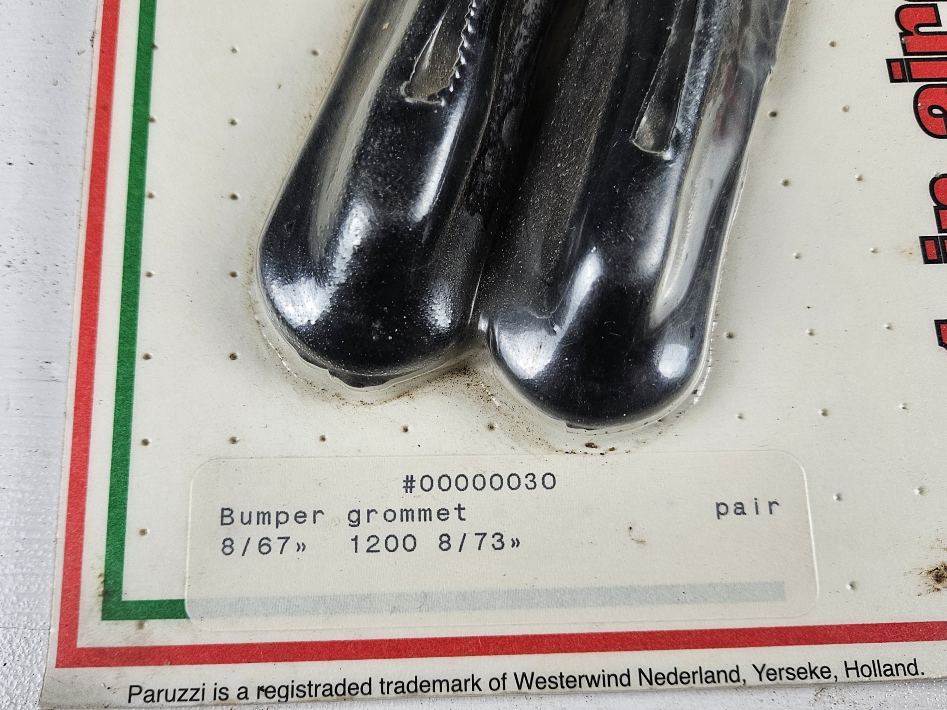 Rubbers bumper bevestiging