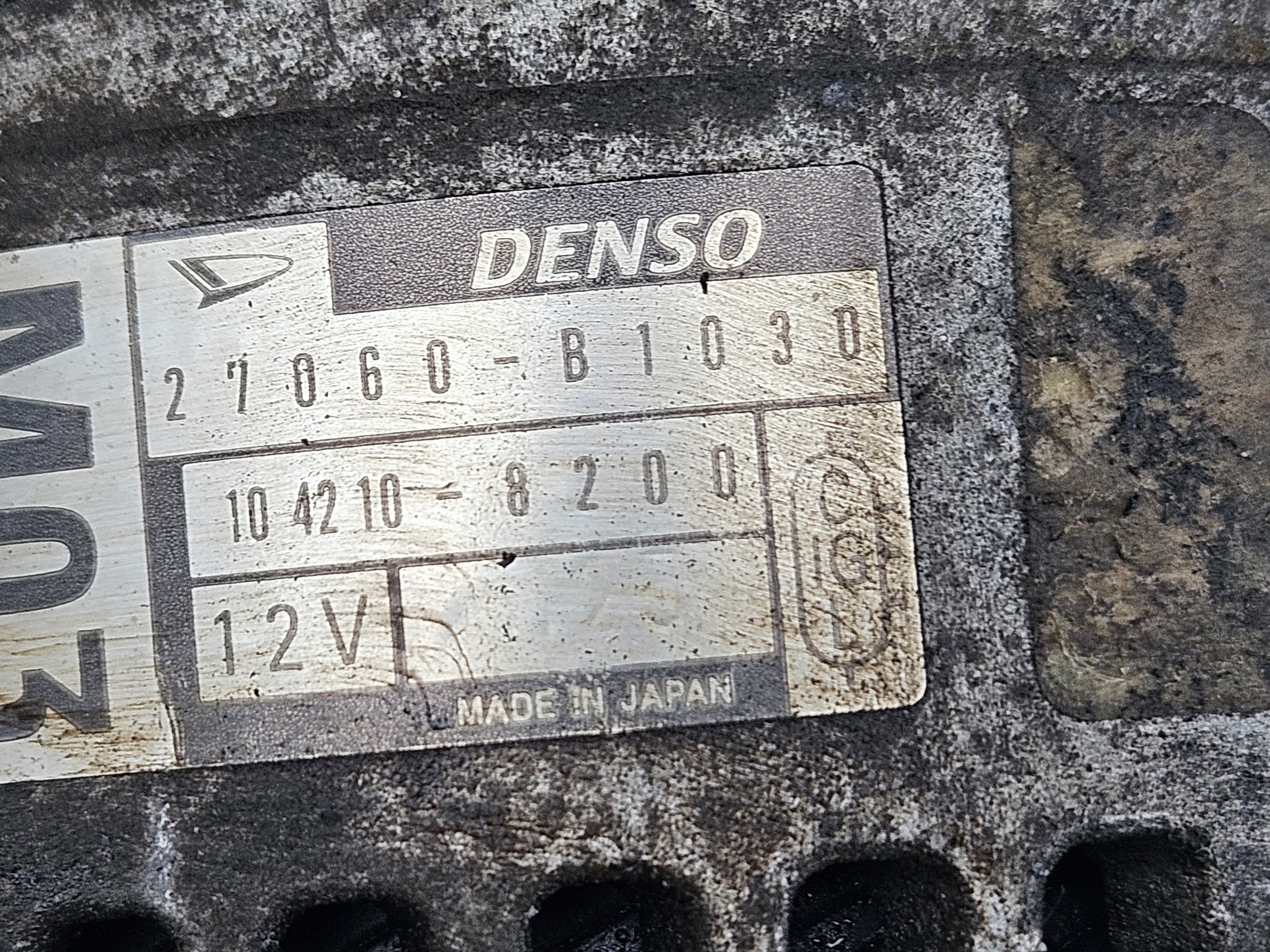 Dynamo Daihatsu Terios en Materia 1.5
