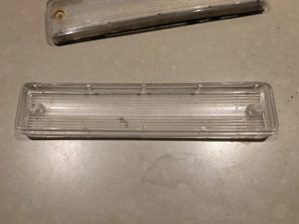 Glas achteruitrijverlichting